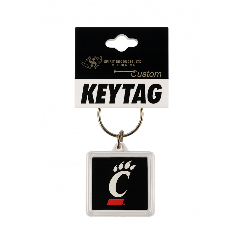 C-Paw Square Acrylic Keychain