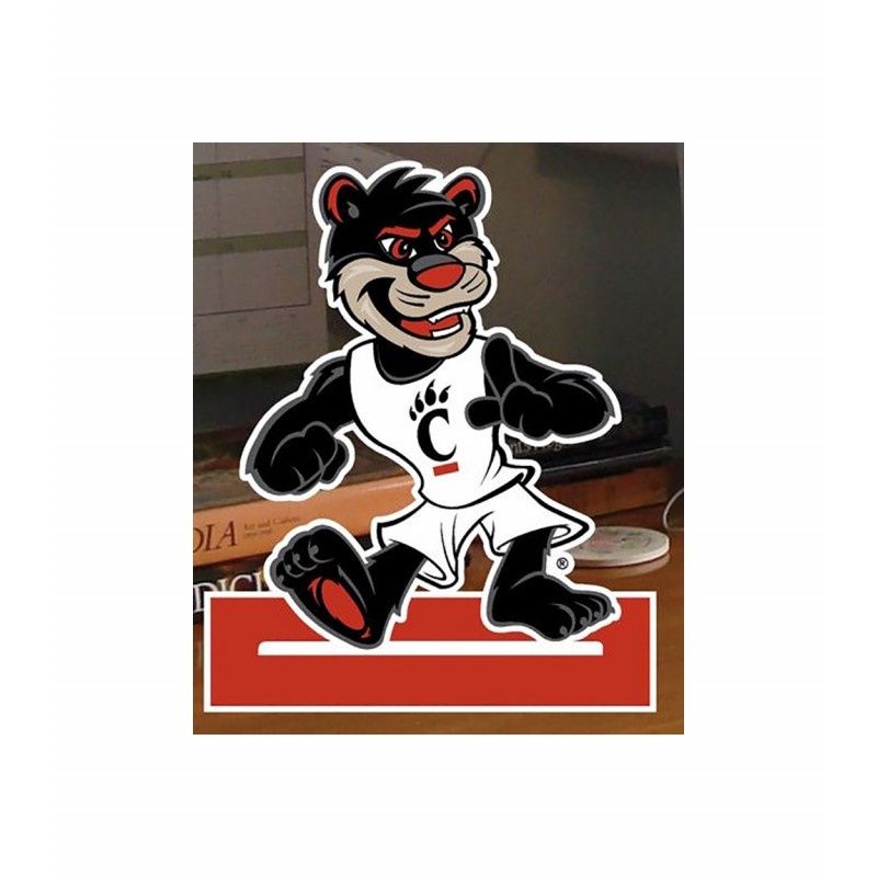 Cincinnati Bearcats 8.5 x 7.5 Standing Bearcat Sign