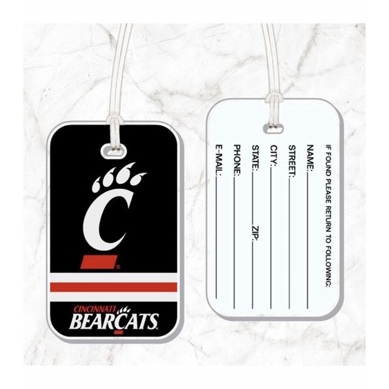 Cincinnati Bearcats Acrylic Luggage Tag