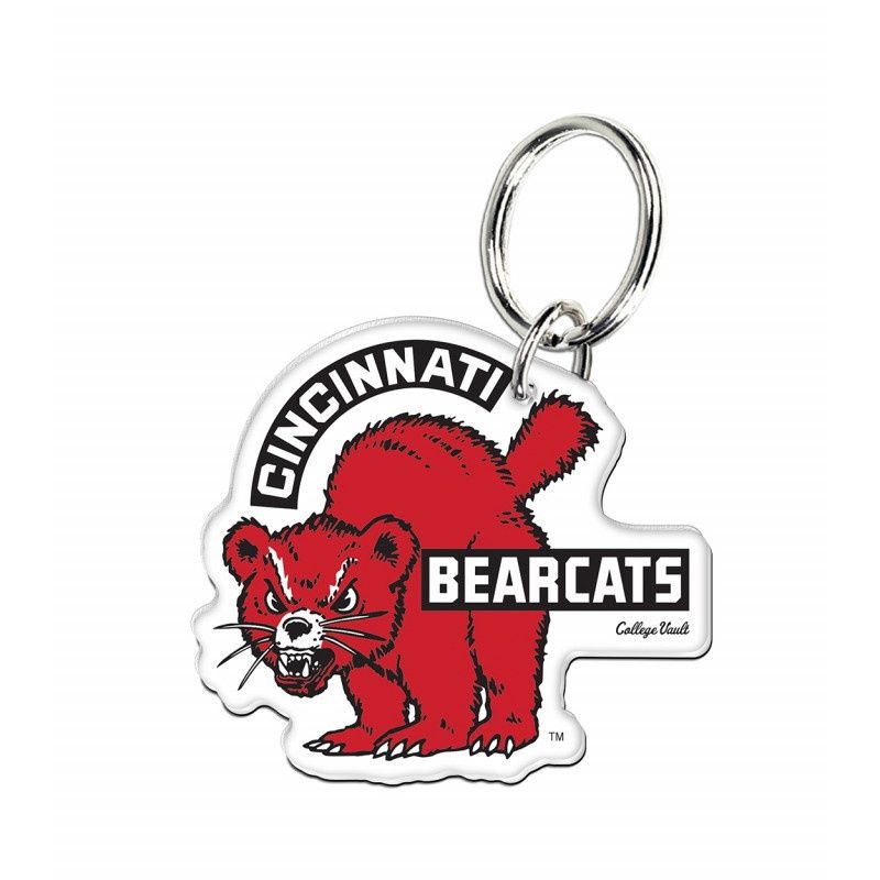Cincinnati Bearcats Arched Bearcat Key Tag