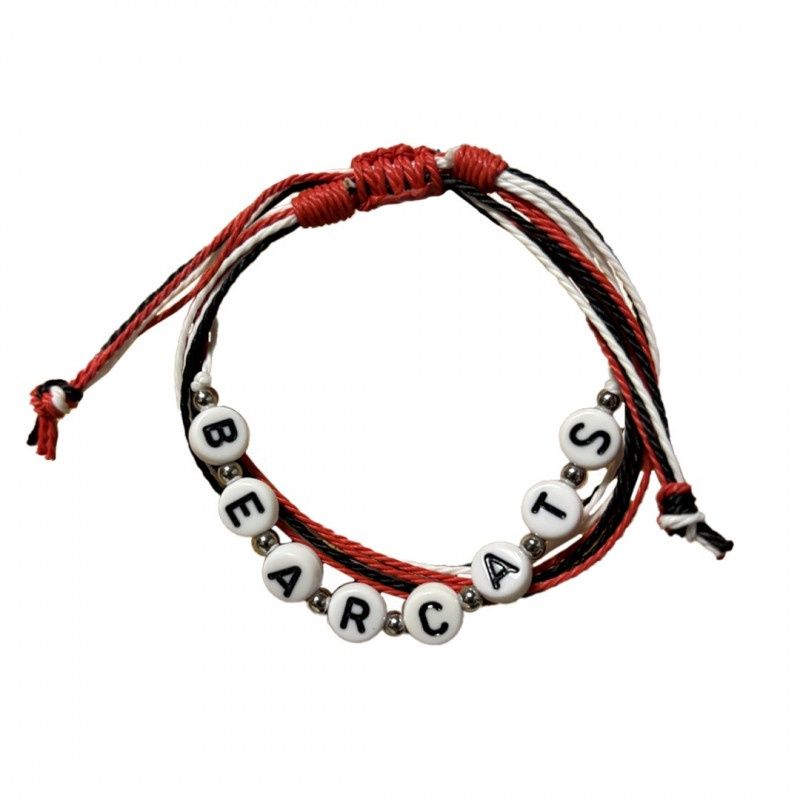 Cincinnati Bearcats Beaded Bracelet