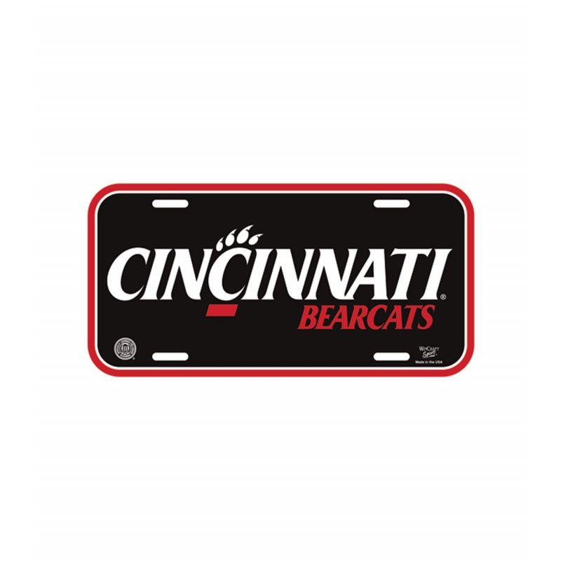 Cincinnati Bearcats Athletic Logo License Plate