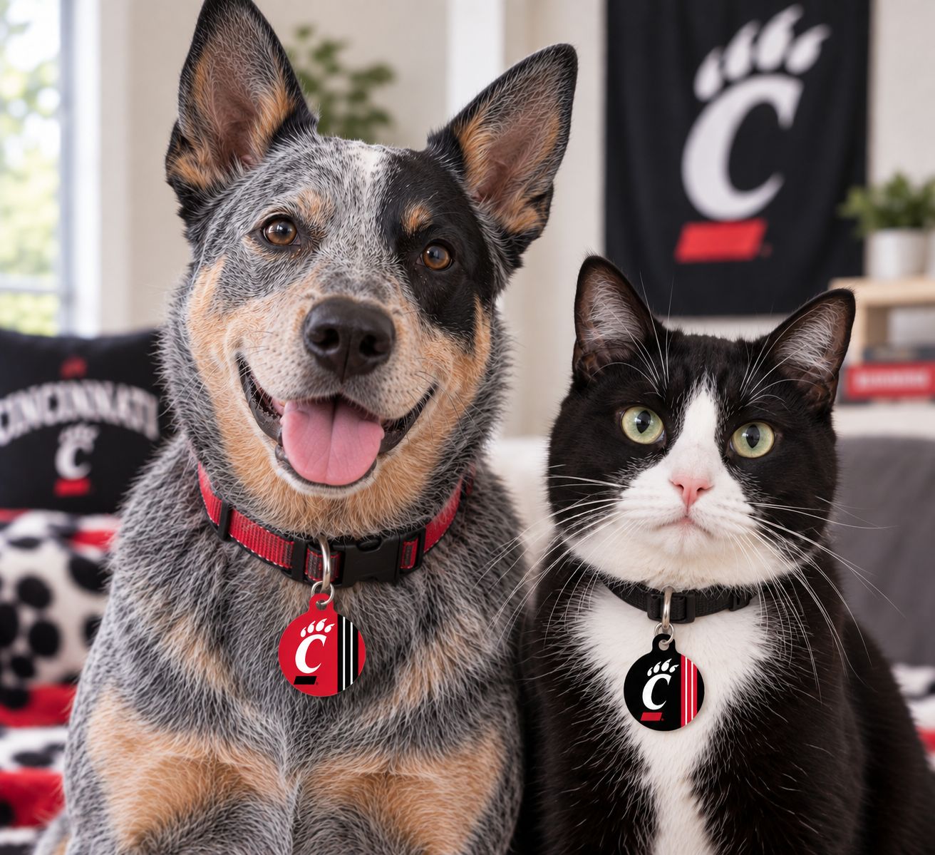 All Star Dogs Cincinnati Bearcats Pet ID Tag