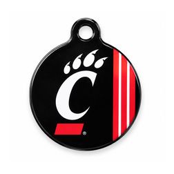Cincinnati Bearcats C-Paw Stainless Steel Pet ID Tag