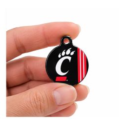 Cincinnati Bearcats C-Paw Stainless Steel Pet ID Tag