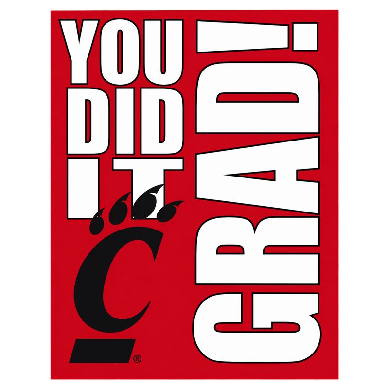 Cincinnati Bearcats Fanatic Cards You Did It Grad Card