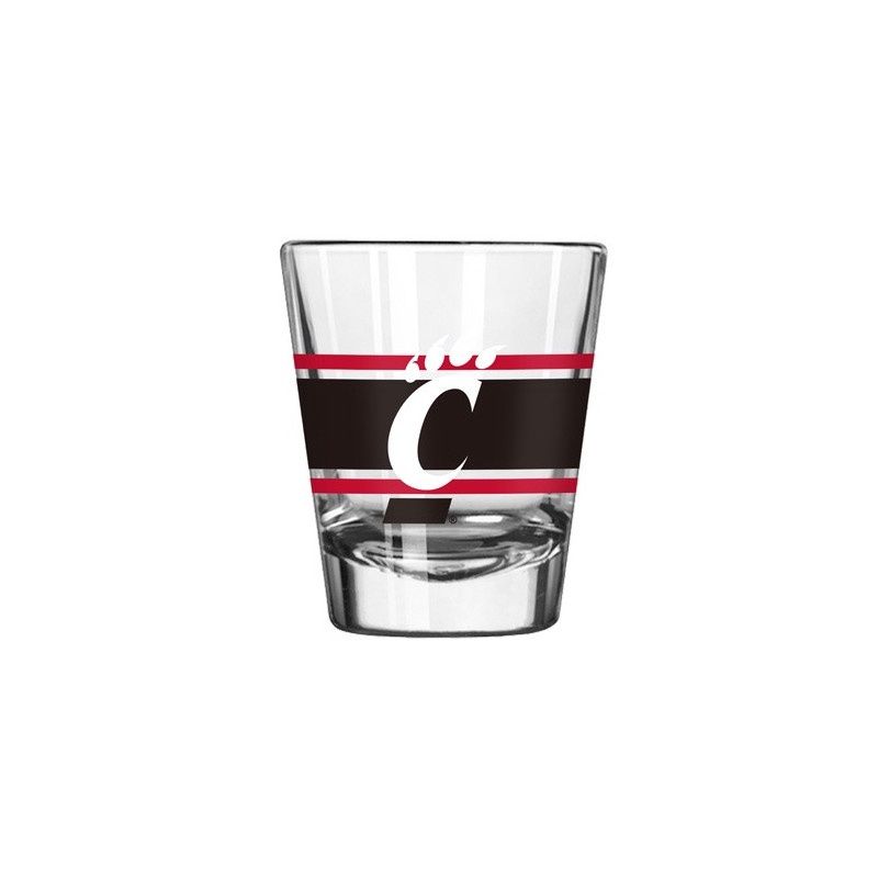 Cincinnati Bearcats 2oz Stripe Shot Glass