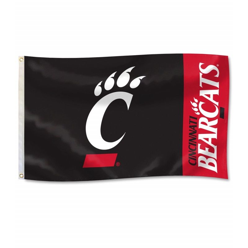 Cincinnati Bearcats 2 Panel 3'x5' Flag