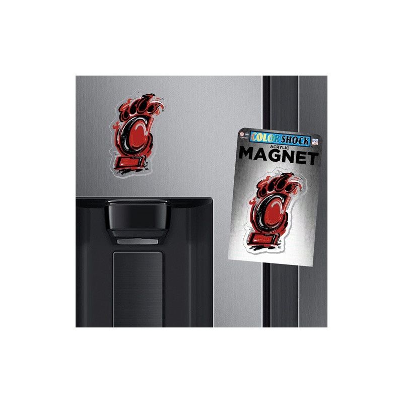 Cincinnati Bearcats Acrylic C-Paw Magnet
