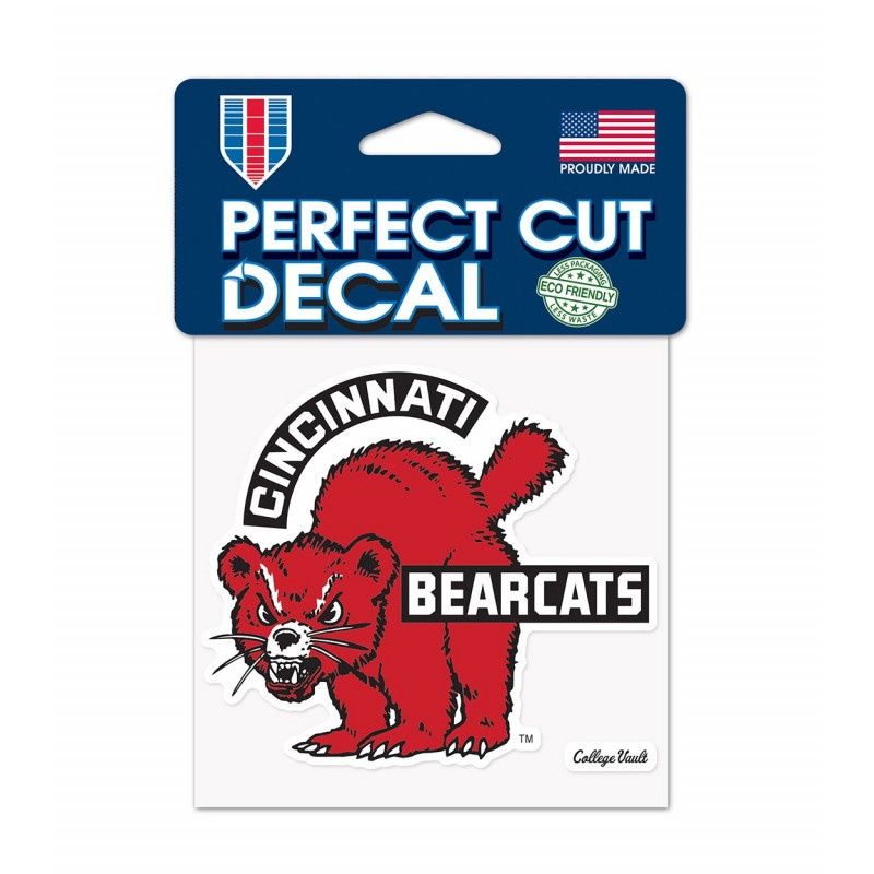 Cincinnati Bearcats Arched Bearcat Decal