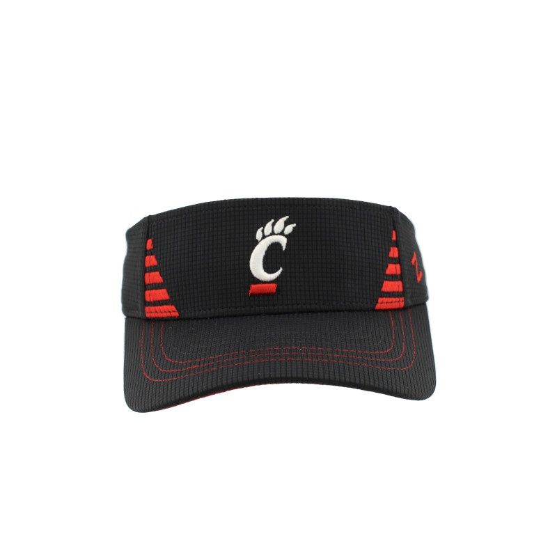 Cincinnati Bearcats Black C-Paw Visor