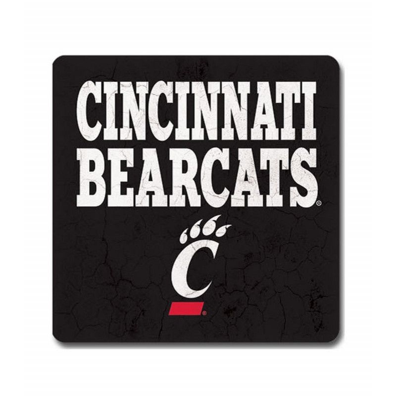 Cincinnati Bearcats Black Coaster