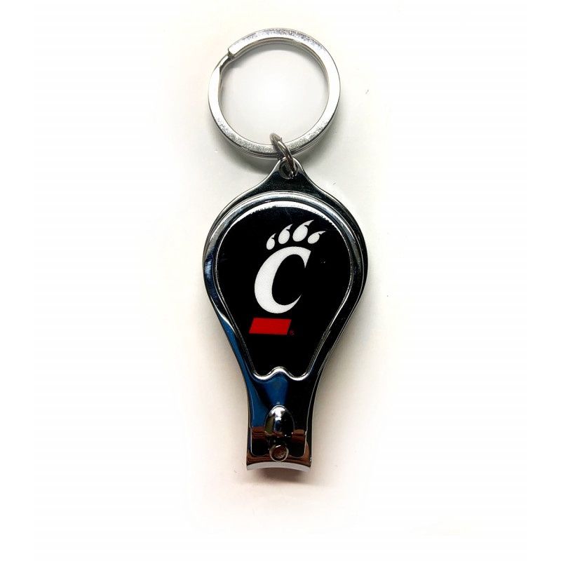 Cincinnati Bearcats C-Paw Nail Clipper/Bottle Opener Keyring