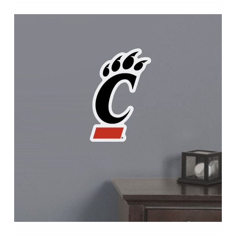 Cincinnati Bearcats C-Paw Wall Sign 17x8