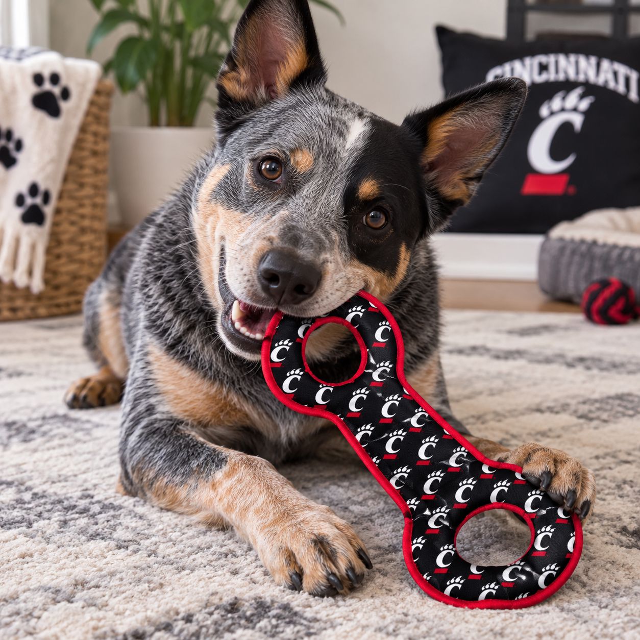 Cincinnati Bearcats Tug Dog Toy