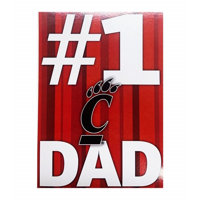 Cincinnati Bearcats Father's Day 1 Dad Card