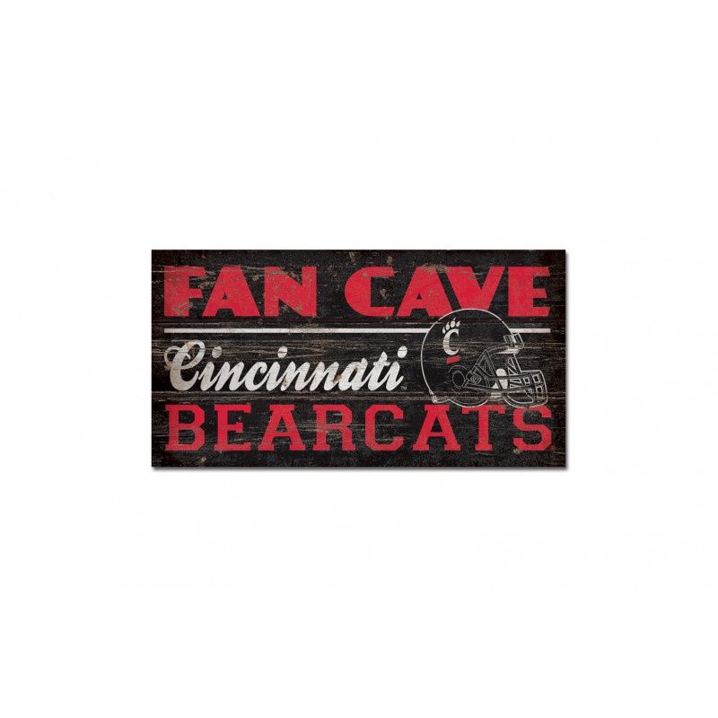 Cincinnati Bearcats Football Wooden Plank Sign