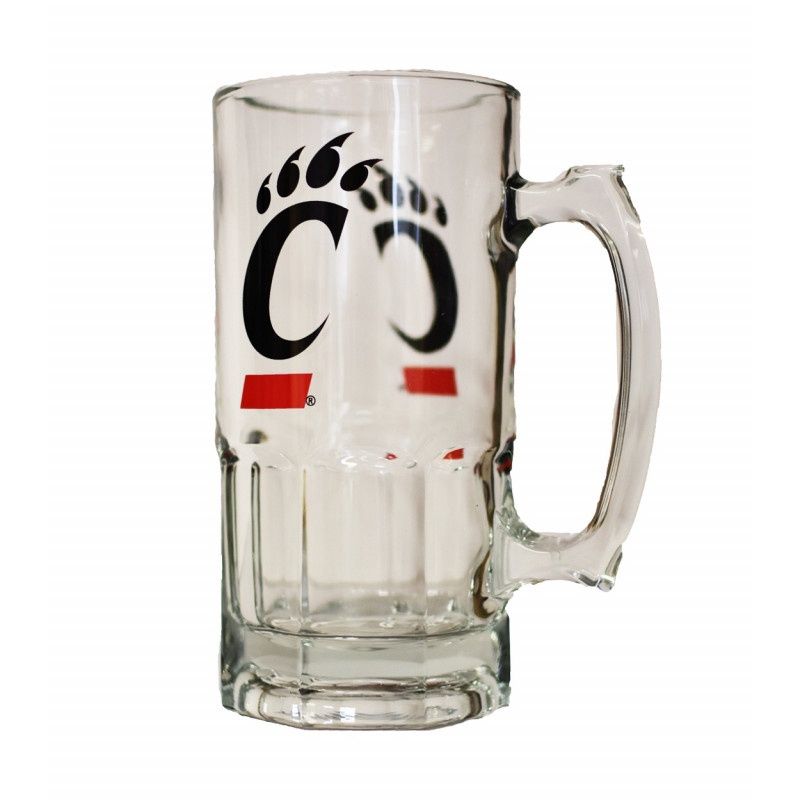 Cincinnati Bearcats Glass Beer Tankard