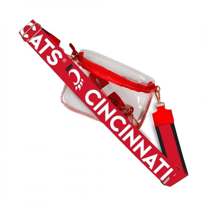 Cincinnati Bearcats GO BEARCATS Clear Bag