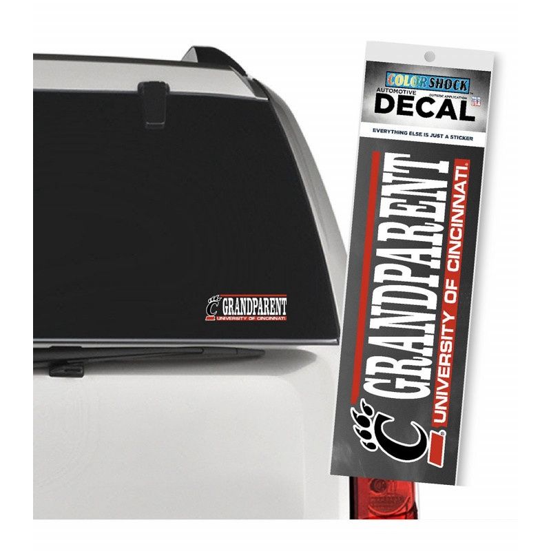 Cincinnati Bearcats Grandparent Auto Decal