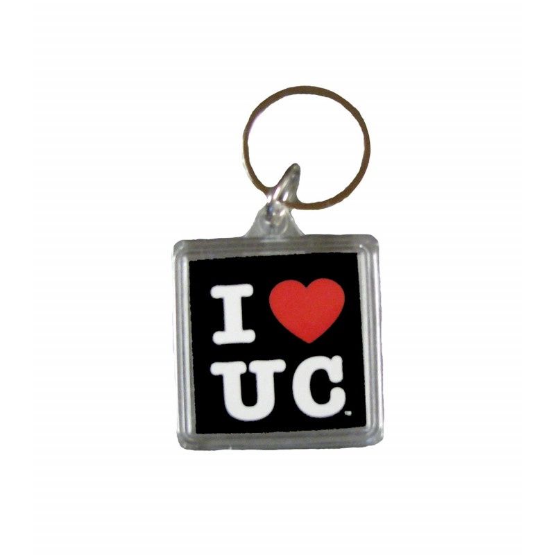Cincinnati Bearcats MCM I Heart UC Keychain