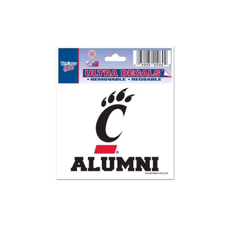 Cincinnati Bearcats Removable UC Alumni Decal 3x4