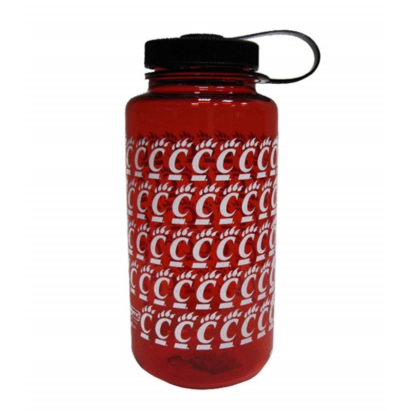 Cincinnati Bearcats Repeating C-Paw Nalgene Bottle