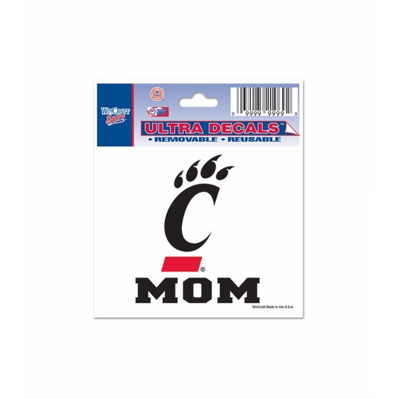 Cincinnati Bearcats Removable UC Mom Decal 3x4