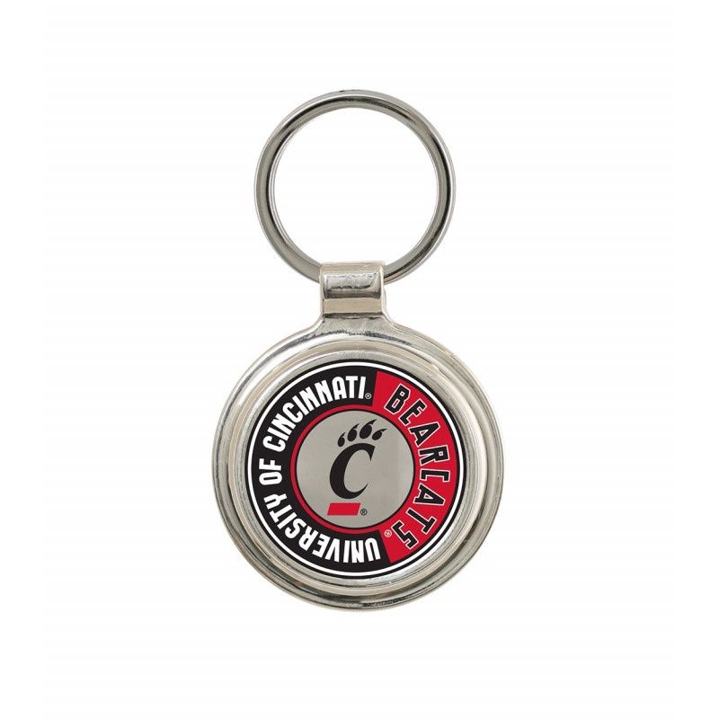 Cincinnati Bearcats Round Key Tag
