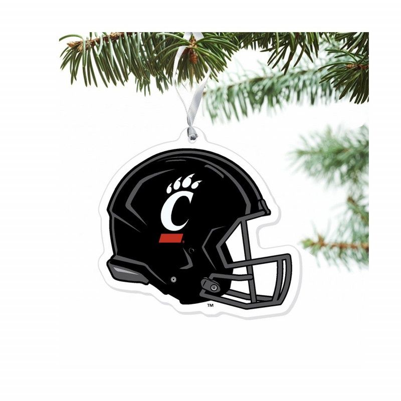 ColorShock Cincinnati Acrylic Football Helmet Ornament