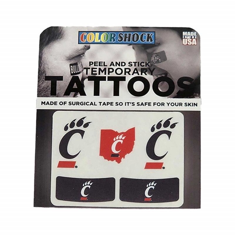 ColorShock Cincinnati Peel &amp; Stick Temporary Tattoos
