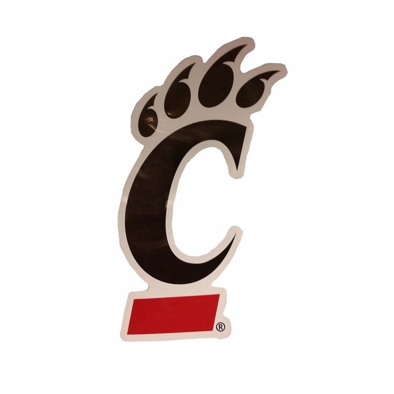 Cincinnati Bearcats Large C-Paw Magnet (CDI) 16.5x7.25