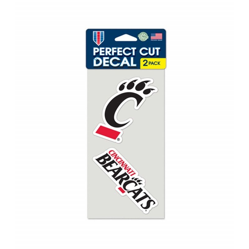 Cincinnati Bearcats Perfect Cut Decal 2-Pack