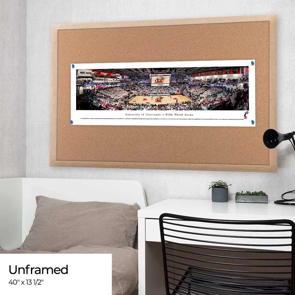 University of Cincinnati Fifth Third Arena Panoramic Print - Tubed