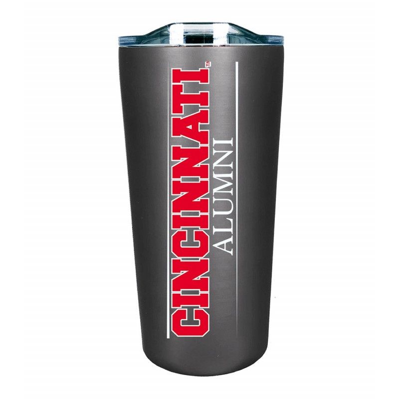 Cincinnati Bearcats Silver Alumni Travel Mug