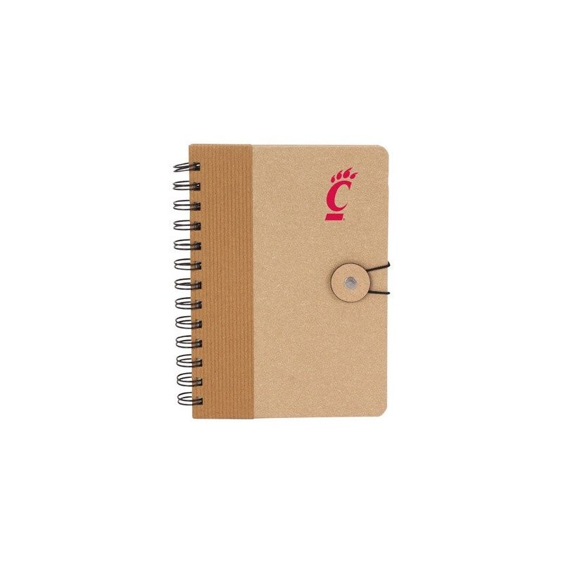 Cincinnati Bearcats Two Tone Tan C-Paw Notebook