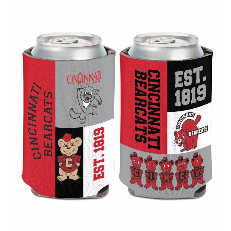 Cincinnati Bearcats Vault Logos Can Cooler