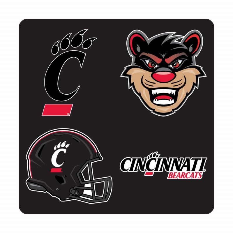 Cincinnati C-Paw/Head/Helmet/Logo 4 Pack Micro Decals