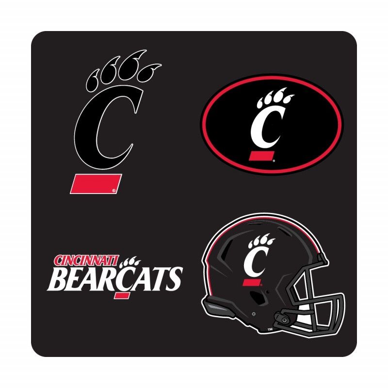 Cincinnati C-Paw/Oval/Logo/Helmet 4 Pack Micro Decals
