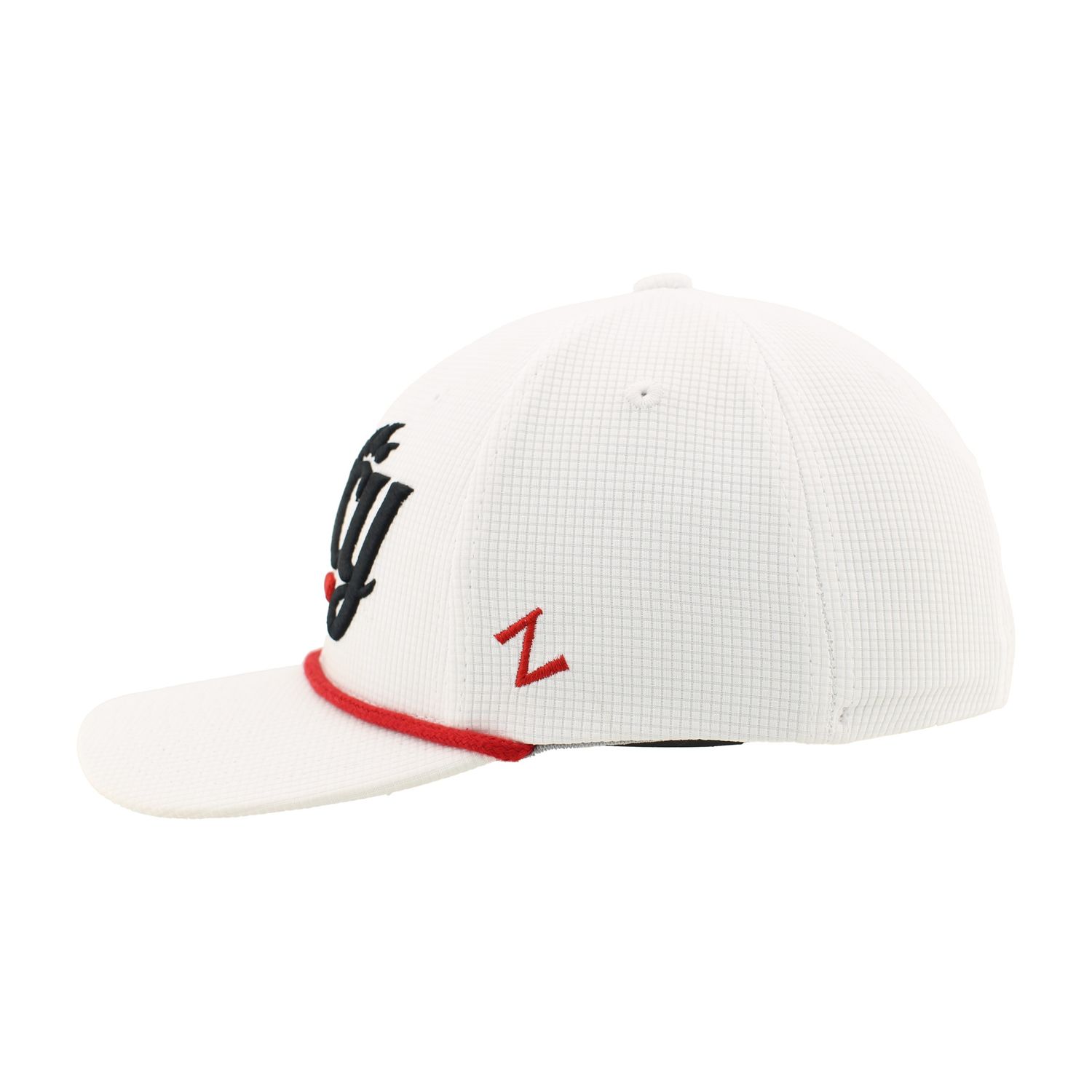 Cincy Script Red Rope Hat with Bearcats on the Right Side
