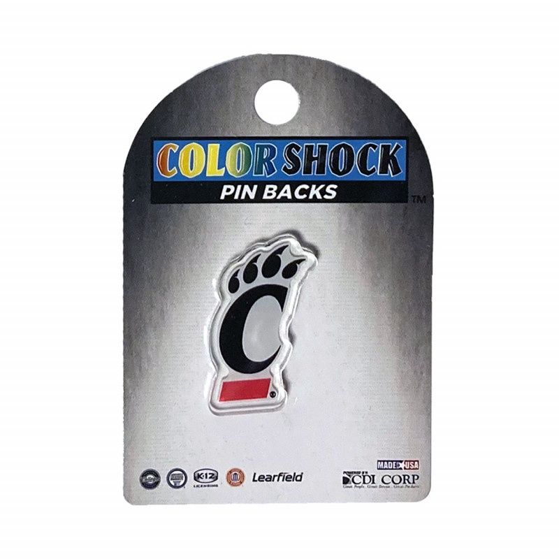 ColorShock Cincinnati Acrylic C-Paw Lapel Pin