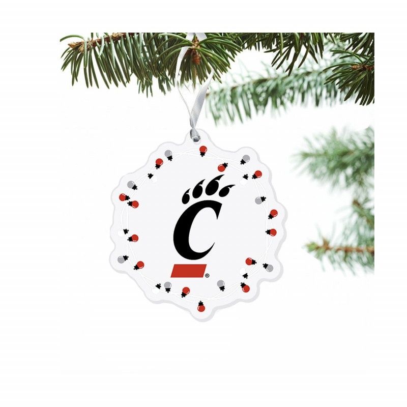 ColorShock Cincinnati Acrylic Christmas Lights Ornament
