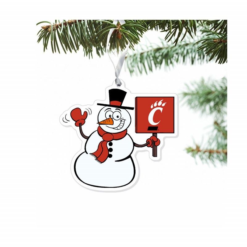 ColorShock Cincinnati Acrylic Snowman Ornament