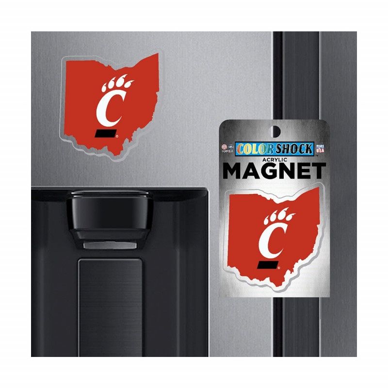 ColorShock Cincinnati Acrylic State Outline Magnet