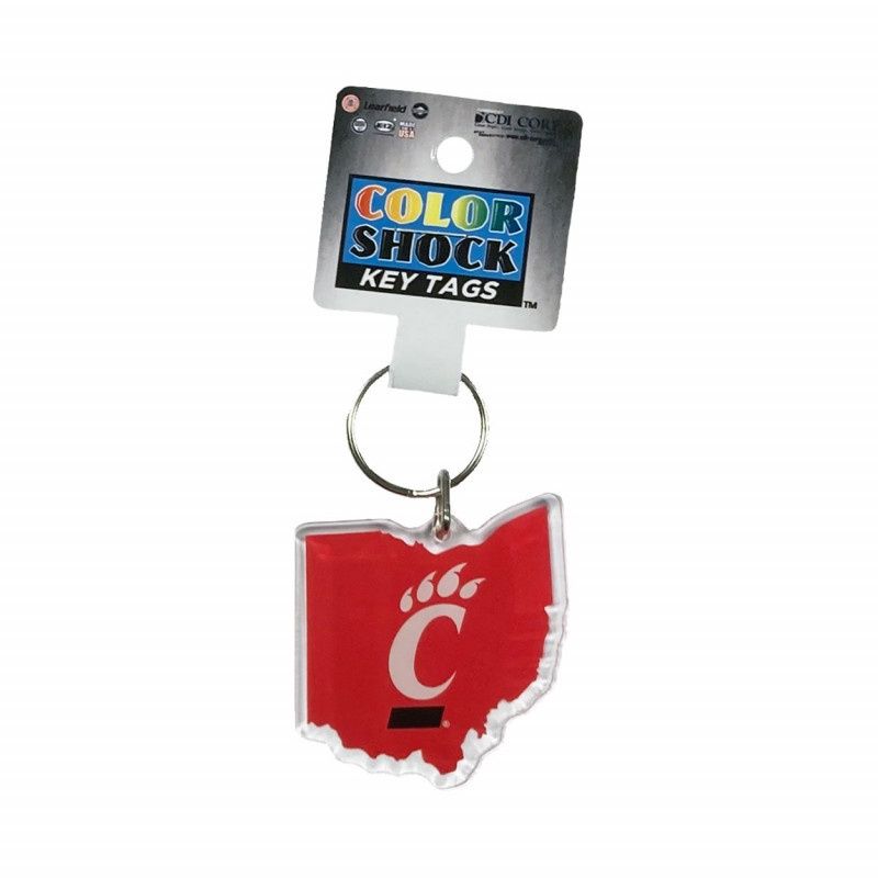 ColorShock Cincinnati Acrylic State Keytag
