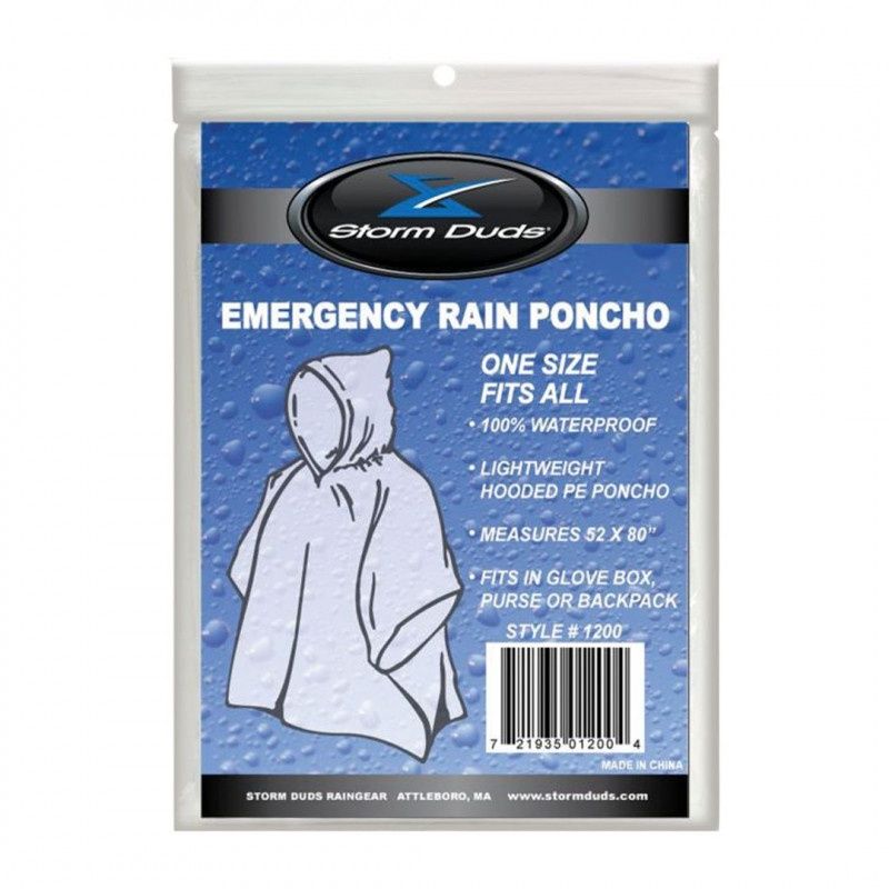 EMERGENCY CLEAR PONCHO