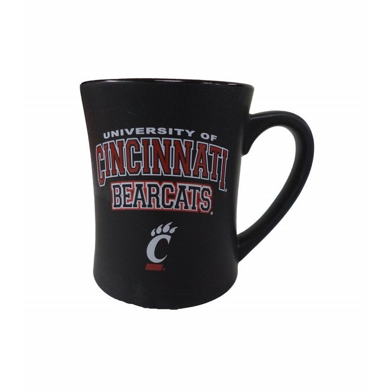 Matte Black Cincinnati Bearcats 16oz Mug