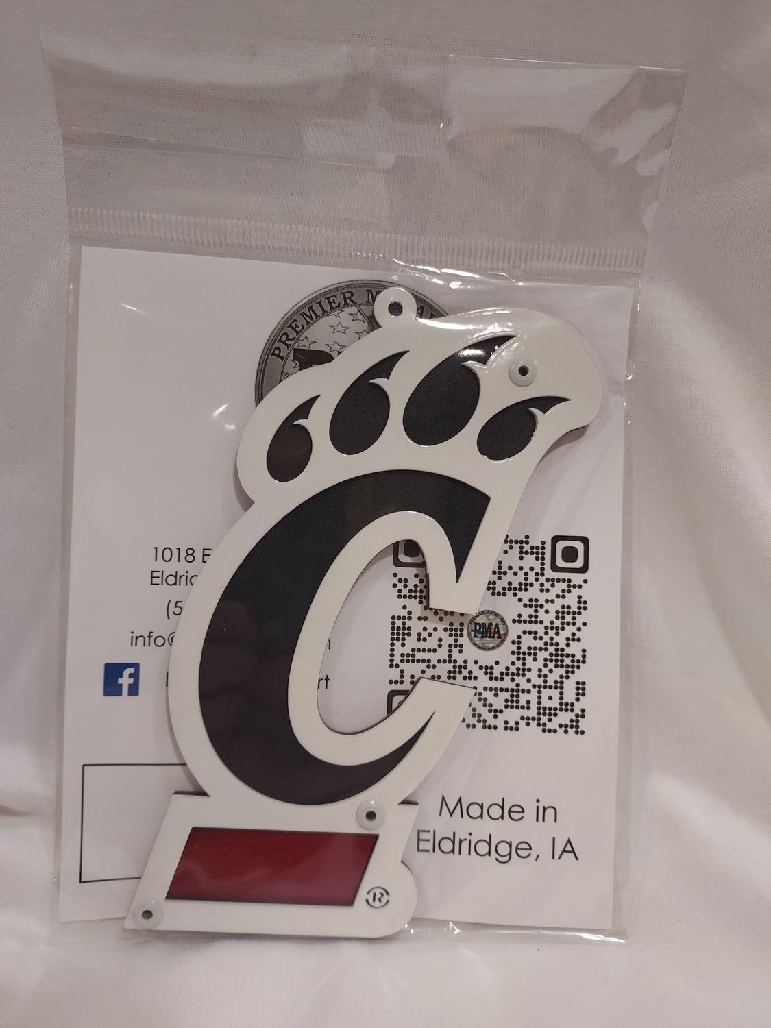 Metal C-Paw Ornament