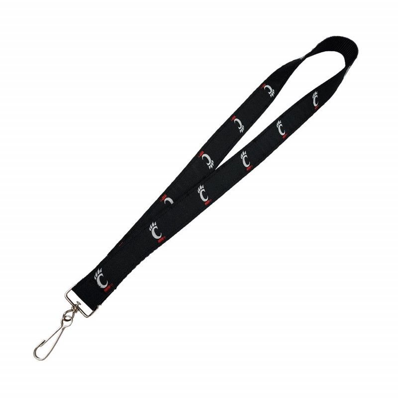 Moonshine Cincinnati Repeating C-Paw Logo Woven Lanyard