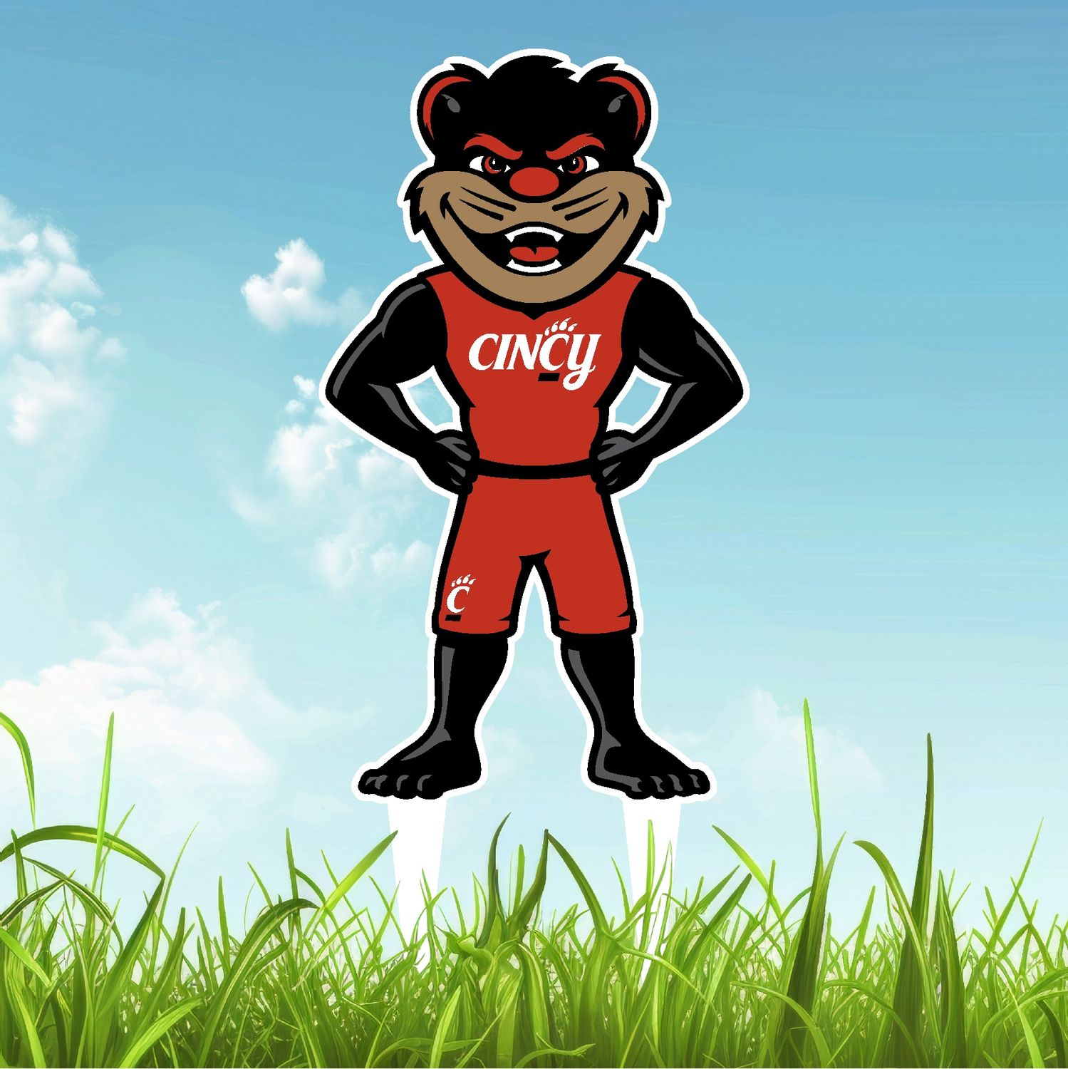 NEW MASCOT GARDEN GUARD SIGN